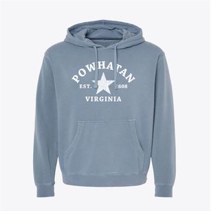 Powhatan Virginia Star Pigment-Dyed Hoodie