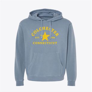 Colchester Connecticut Star Pigment-Dyed Hoodie