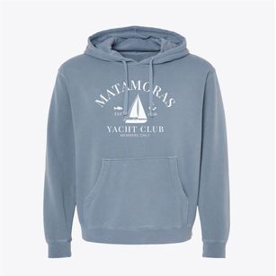 Matamoras Ohio Yacht Club Pigment-Dyed Hoodie