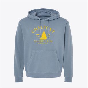 Chalfont Pennsylvania Yacht Club Pigment-Dyed Hoodie