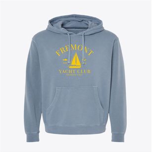 Fremont Michigan Yacht Club Pigment-Dyed Hoodie