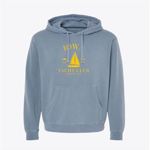 Iowa Louisiana Yacht Club Pigment-Dyed Hoodie