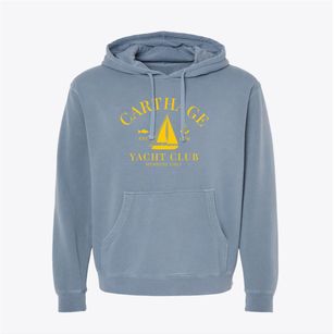 Carthage North Carolina Yacht Club Pigment-Dyed Hoodie