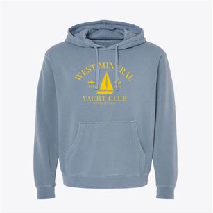 West Mineral Kansas Yacht Club Pigment-Dyed Hoodie