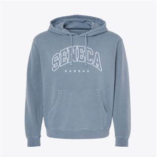 Seneca Kansas Inline Pigment-Dyed Hoodie
