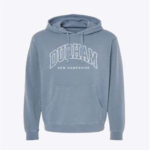 Durham New Hampshire Inline Pigment-Dyed Hoodie