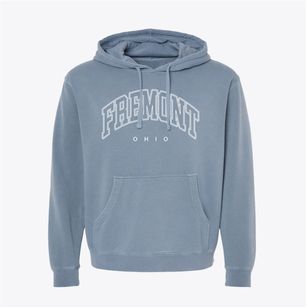 Fremont Ohio Inline Pigment-Dyed Hoodie