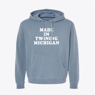 Twining Michigan Classic 70s Pigment-Dyed Hoodie