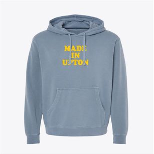 Upton Massachusetts Classic 70s Pigment-Dyed Hoodie