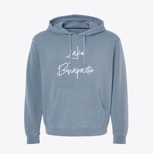 Lake Bonaparte New York Freestyle Pigment-Dyed Hoodie