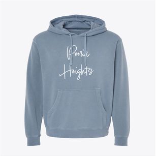 Peoria Heights Illinois Freestyle Pigment-Dyed Hoodie