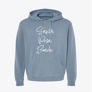 Santa Rosa Beach Florida Freestyle Pigment-Dyed Hoodie