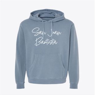 San Juan Bautista California Freestyle Pigment-Dyed Hoodie