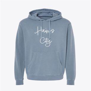 Haines City Florida Freestyle Pigment-Dyed Hoodie