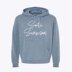 South Swansea Massachusetts Freestyle Pigment-Dyed Hoodie