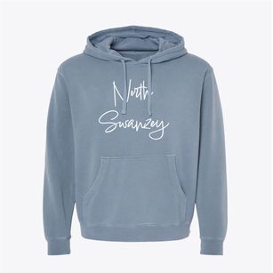 North Swanzey New Hampshire Freestyle Pigment-Dyed Hoodie