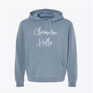 Clarendon Hills Illinois Freestyle Pigment-Dyed Hoodie