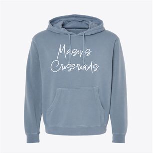 Masons Crossroads North Carolina Freestyle Pigment-Dyed Hoodie