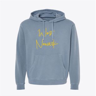 West Newark New York Freestyle Pigment-Dyed Hoodie