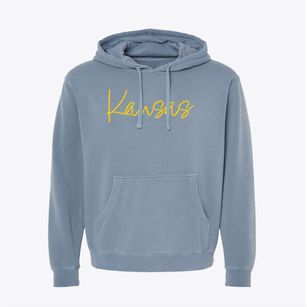 Kansas Illinois Freestyle Pigment-Dyed Hoodie