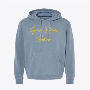 Goose Rocks Beach Maine Freestyle Pigment-Dyed Hoodie
