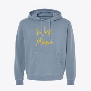 West Miami Florida Freestyle Pigment-Dyed Hoodie