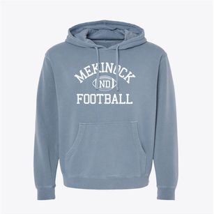 Mekinock North Dakota Football Pigment-Dyed Hoodie