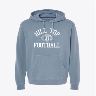 Hill Top Utah Football Pigment-Dyed Hoodie