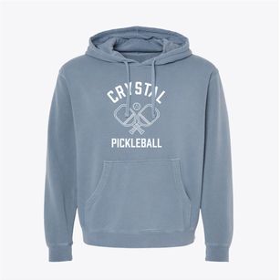 Crystal Nevada Pickleball Pigment-Dyed Hoodie