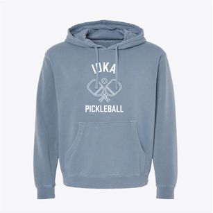 Iuka Illinois Pickleball Pigment-Dyed Hoodie