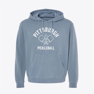 Pittsburgh Pennsylvania Pickleball Pigment-Dyed Hoodie