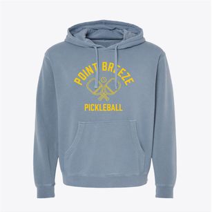 Point Breeze Louisiana Pickleball Pigment-Dyed Hoodie