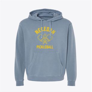 Necedah Wisconsin Pickleball Pigment-Dyed Hoodie