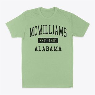 Mcwilliams Alabama Classic Established Classic Dad T-Shirt