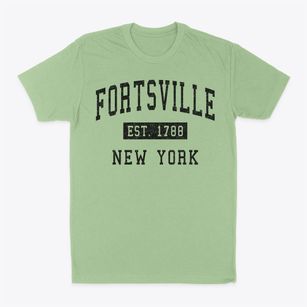 Fortsville New York Classic Established Classic Dad T-Shirt