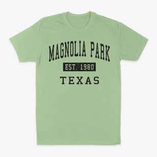 Magnolia Park Texas Classic Established Classic Dad T-Shirt