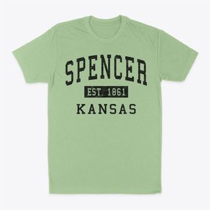 Spencer Kansas Classic Established Classic Dad T-Shirt