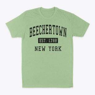 Beechertown New York Classic Established Classic Dad T-Shirt