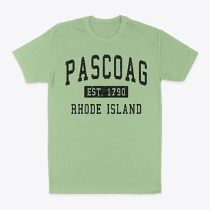 Pascoag Rhode Island Classic Established Classic Dad T-Shirt