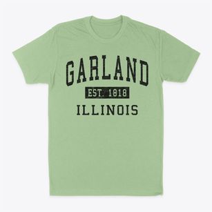 Garland Illinois Classic Established Classic Dad T-Shirt