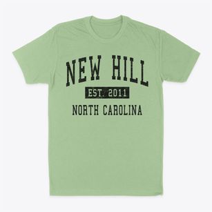 New Hill North Carolina Classic Established Classic Dad T-Shirt