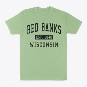 Red Banks Wisconsin Classic Established Classic Dad T-Shirt