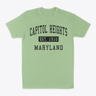 Capitol Heights Maryland Classic Established Classic Dad T-Shirt