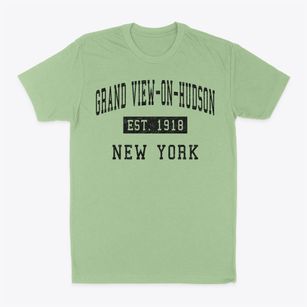 Grand View-on-hudson New York Classic Established Classic Dad T-Shirt