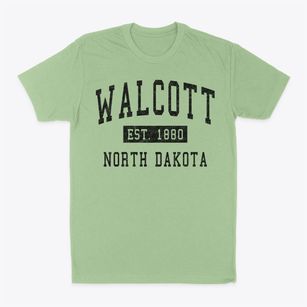 Walcott North Dakota Classic Established Classic Dad T-Shirt