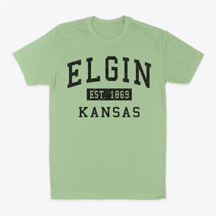 Elgin Kansas Classic Established Classic Dad T-Shirt