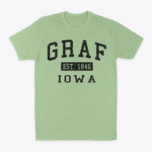 Graf Iowa Classic Established Classic Dad T-Shirt