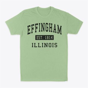 Effingham Illinois Classic Established Classic Dad T-Shirt