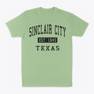 Sinclair City Texas Classic Established Classic Dad T-Shirt