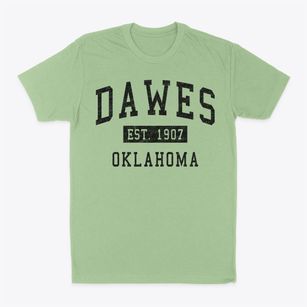 Dawes Oklahoma Classic Established Classic Dad T-Shirt